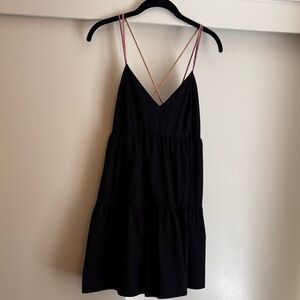 WAYF Black Strappy Dress Size Small Spaghetti Strap